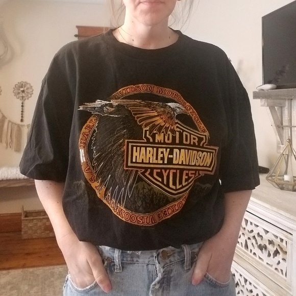 Harley-Davidson Tops - Harley-Davidson Milton Ontario Eagle Tee